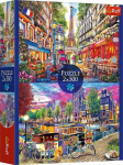 Trefl Puzzle European capitals 2x500 element&oacute;w (37496)