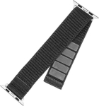 Fixed | Sporty Strap for Apple Watch 42/44/45mm | 160-210 mm | Dark gray | Nylon