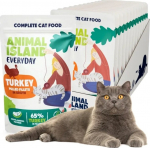 ANIMAL ISLAND Everyday Turkey fillets in broth - wet cat food - 12 x 85g