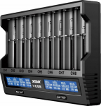 Xtar Xtar universalus 8 x Li-ion ir Ni-MH akumuliatorių įkroviklis su LCD screen VC8S