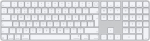 Apple Magic Keyboard with Touch ID and Num Keypad - British English - White Keys
