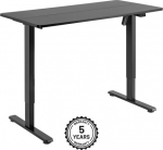Adjustable Height Table Up Up Frigg Black