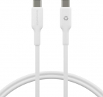 D. Bramante dbramante1928 recharge - USB-kabel - 24 pin USB-C (hane) till 24 pin USB-C (hane) - 1 m - vit