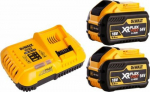 Dewalt Xr kit FlexVolt loader DCB118 + 2 Batteries DCB547 Xr FlexVolt 9.0Ah (DCB118X2-QW)