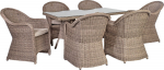 Garden furniture set TOSCANA table and 6 chairs