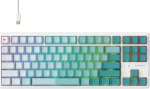 Havit KB901L - gaming keyboard (white and green)