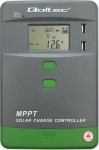 Qoltec MPPT Solar Charge Controller with Temperature Sensor 30A | 12V/24V | LCD | 2xUSB | Bluetooth | APP | GEL | LiFePO4