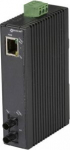 BLACKBOX ECONOMY DIN RAIL 10-100 MEDIA CONVERTER 1P - (1) 10/100 MBPS RJ45, (1) 100BASEFX MM ST, 2KM