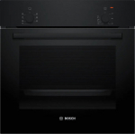 Bosch Oven | HBF010BA1 | 66 L | Electric | Manual | Knobs | Height 59.5 cm | Width 59.4 cm | Black