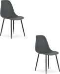 Leobert Krzesło WAT dark / black legs x 2