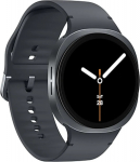 Samsung Galaxy Watch8 - 40 mm - Carbon black - Smart watch with Sportband - Gummi - Graphit - band size: S/M - Anzeige 3.4 cm (1.34")