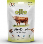 OLLO Air-Dried Beef strips - dog treat - 80g