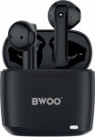BWOO wireless TWS earphones BW94-BK black