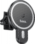 Hoco Inductive car phone holder compatible z MagSafe Hoco 15W do kratki CA85 czarny