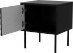 Cama MEBLE Cama Bedside cabinet, 2 pcs. CORTINA 45x40x51 black