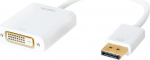 LogiLink DisplayPort - DVI (CV0058B) - adapter DisplayPort 1.2 - DVI LogiLink M/F white