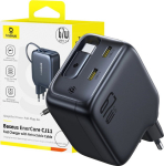 Baseus EnerCore CJ11 Charger Retractable 3C 67W EU, Black
