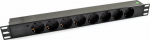 SHUCKO PDU 19" 1U 8-port(EU) diode PVC panel EU plug