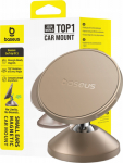 magnetic holder Baseus GoTrip DC1 Compatible z MagSafe on the glass/dashboard - gold