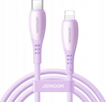 Kabel USB Joyroom Kabel Joyroom S-A59 Vibrant Series 30W USB-C - Lightning 1.2m - fioletowy