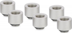 Thermal Grizzly DeltaMate Extender Fitting - MF14, matt nickel, 6er-Pack