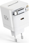 Realtron REALPOWER GaN Charger 65W weiss,65 Watt, 2x Type-C