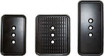 Asetek SimSports Forte Pedal Face Plates, pedal surface, for Forte pedal set, Aluminium - 3er-Set