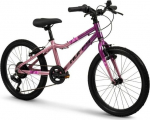 Huffy Literide Alu 20&rdquo; bike, pink and purple (23015W)