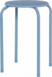 4Living URUNO metal stool, &Oslash; 37.5 x 44 cm, niebieski