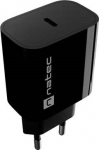 Natec Genesis Natec charger NATEC RIBERA MAINS CHARGER 1X USB-C 20W CZARNA