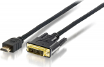 Equip HDMI->DVI-D Bidi. 1920x1200/60Hz St/St 10.00m schwarz Polybeutel