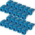 StarTech.com CAT6 KEYSTONE JACK 24-PACK, 24-PACK90-DEGREE 110 PUNCH DOWN