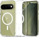 &Uuml;mbris FlexAir Hybrid MagSafe, Google Pixel 11 Pro XL / Pixe 10 Pro XL / Pixel 9 Pro XL, l&auml;bipaistev valge Qi2/MagSafe ringiga, Tech-Protect