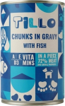 TILLO Chunks in gravy Fish - wet dog food - 415g