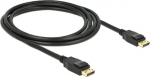 DELOCK Displayport Kabel DP -> DP St/St 2.00m schwarz 4K