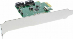 Controller InLine PCIe 2.0 x1 - 2x SATA 3 (76696C)