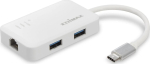EDIMAX EU-4308 Edimax USB-C to 3-Port USB 3.0 Gigabit Ethernet Hub