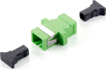Equip LWL-Coupler SC->APC Singlemode Simplex 12Stk gr&uuml;n