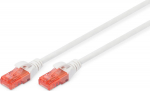 DIGITUS CAT 6 U/UTP Patchkabel - LSZH, 0.25m, wei&szlig;