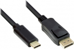 Alcasa Good Connections GC-M0107 - 3 m - USB Typ-C - DisplayPort - Male - Male - Straight