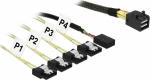 Delock SATA- / SAS-Kabel - SAS 12Gbit/s - Mini SAS HD (SFF-8643)