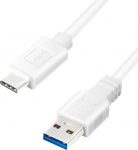 LogiLink USB-A - USB-C 0.5m white - kabel LogiLink USB 3.2 - USB-C 0.50m white