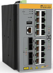 Allied Telesis L3 INDUST ETHERNET SWITCH, 16X10/100/1000-T POE+4X SFP PORT