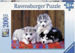 Ravensburger Puzzle 200 Puppies husky XXL