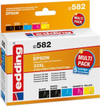 EDDING EDD-582 - Schwarz - Cyan - Magenta - Gelb - 15 ml - 11 ml - 5 St&uuml;ck(e) - Photo value package