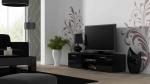 Cama MEBLE Cama TV stand SOHO 140 black/black gloss
