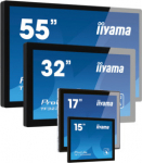 iiyama ProLite TF1534MC-B7X, 38.1 cm (15"), Projected Capacitive, 10 TP, kit (USB), black - touch monitor (open-frame, 4:3), screen size: 38.1 cm (15"), Touchscreen, Projected Capacitive, multi touch (10 points), resolution: 1024x768 pixels, VESA mou ...