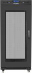 Lanberg Standing rack installation cabinet 19 27U 600x800 czarna, perforated doors LCD (Flat Pack)