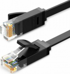 Ugreen Flat network cable Ethernet RJ45 Cat.6 UTP 15m czarny
