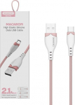 Cable USB Somostel USB-A - USB-C 1.2 m Pink (28263)